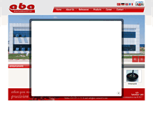 Tablet Screenshot of aba-automotive.com